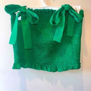 💚Green Ribbed Tank Top.